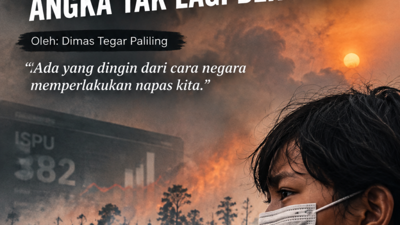 DI ATAS ASAP KARHUTLA,  ANGKA TAK LAGI BERCERITA